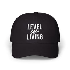 Camo "Level Up Living" Classic Dad Cap