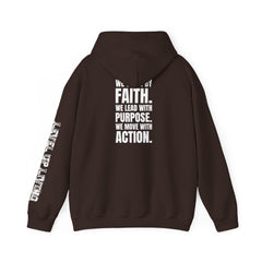 Faith Purpose Action Inspirational Hoodie