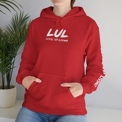 Level Up Hoodie — "Level Up or Stay Stuck" Motivational Pullover
