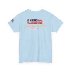 T-Shirt — "Land of Opportunity" Graphic Tee (Front Logo & Back Print)