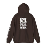 Faith Purpose Action Inspirational Hoodie
