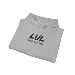 Level Up Hoodie — "Level Up or Stay Stuck" Motivational Pullover