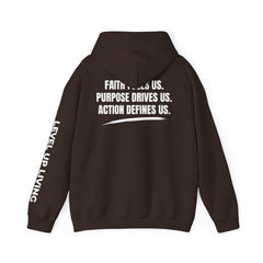 Faith Purpose Action Hoodie