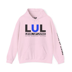 Level Up Living Hoodie — "WEALTH IS BUILT BY PEOPLE WHO TAKE ACTION" Entrepreneur Sweatshirt