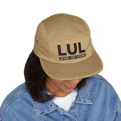 Level Up Living Embroidered 5-Panel Cap