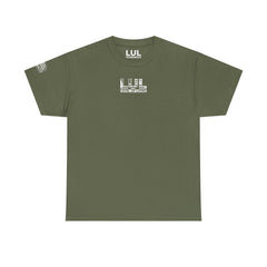T-Shirt — 'No Comfort, No Growth' Distressed American Flag Graphic Tee