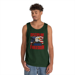 Discipline Create Freedom - Heavy Cotton Tank Top