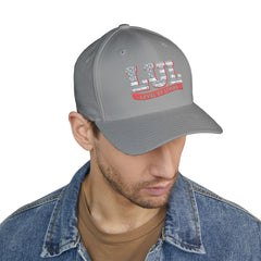 Level Up Living Embroidered Cap — LUL Patriotic Structured Hat