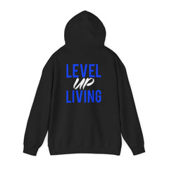 Level Up Living Hoodie — Motivational Pullover for Personal Growth