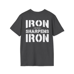 Iron Sharpens Iron Faith Cross Tee | Level Up Living