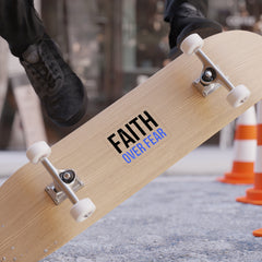 Faith Over Fear Sticker — Die-Cut Transparent Outdoor Decal