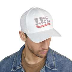 Level Up Living Embroidered Cap — LUL Patriotic Structured Hat
