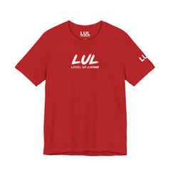 Level Up Living Tee — "Wake Up Lock In Level Up" Athletic Motivational T-Shirt