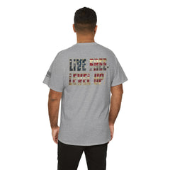 Live Free Level Up T-Shirt — Motivational Graphic Tee