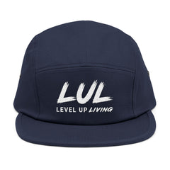 LUL "Level Up Living" Embroidered 5-Panel Cap — Casual Streetwear Dad Hat