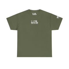 T-Shirt — "Land of Opportunity" Graphic Tee (Front Logo & Back Print)