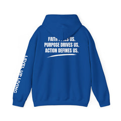 Faith Purpose Action Hoodie