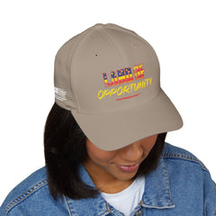 Land of Opportunity Embroidered Cap — Motivational Baseball Hat