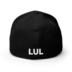 Embroidered 'LUL' Closed-Back Cap — Structured Baseball Hat with Front & Back Logo