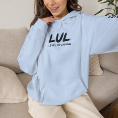 Level Up Living Hoodie – “Income Reflects Your Discipline” Motivational Pullover