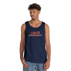 Tank Top - Land of Opportunity American Flag Graphic