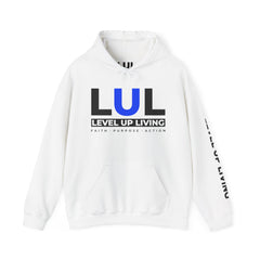 Level Up Living Hoodie — "WEALTH IS BUILT BY PEOPLE WHO TAKE ACTION" Entrepreneur Sweatshirt