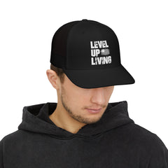 Level Up Living Snapback Trucker Hat