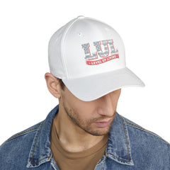 Level Up Living Embroidered Cap — LUL Patriotic Structured Hat