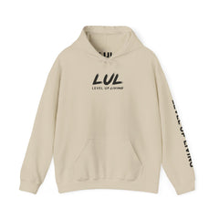 Level Up Hoodie — "Level Up or Stay Stuck" Motivational Pullover