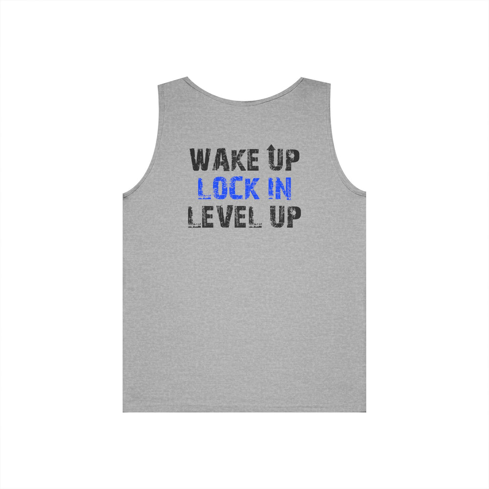 Motivational Workout Tank Top by Level Up Living