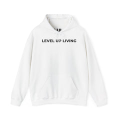 Level Up Living Hoodie — Motivational Pullover for Personal Growth