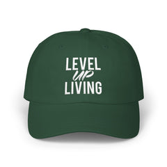 Camo "Level Up Living" Classic Dad Cap