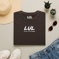 LUL "Level Up Living" Minimal Logo T-Shirt