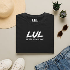 Level Up Living Entrepreneur T-Shirt — "Wealth Is Built By People Who Take Action"