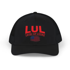 LUL "Level Up Living" Patriotic Trucker Cap