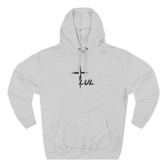 Hoodie – "It's Never Luck, It's Always God" Inspirational Graphic Hoodie