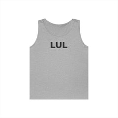 Level Up Living Tank Top — Motivational 'LUL' Fitness & Lifestyle Graphic