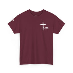 Faith Over Fear T-Shirt — LUL Cross Motivational Christian Tee