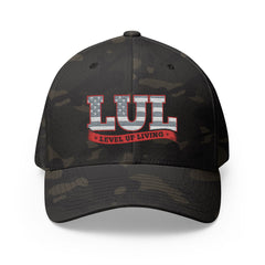 Level Up Living Embroidered Cap — LUL Patriotic Structured Hat