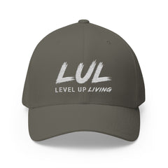 Embroidered 'LUL' Closed-Back Cap — Structured Baseball Hat with Front & Back Logo
