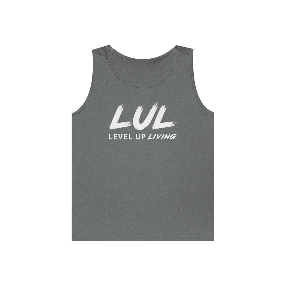 Blue gym workout tank top