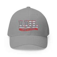 Level Up Living Embroidered Cap — LUL Patriotic Structured Hat