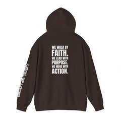 Faith Purpose Action Inspirational Hoodie