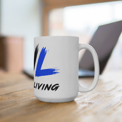 Level Up Living 15oz Motivational Coffee Mug