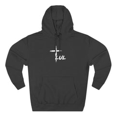 Hoodie – "It's Never Luck, It's Always God" Inspirational Graphic Hoodie