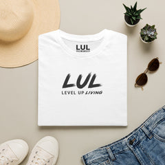 Level Up Living Entrepreneur T-Shirt — "Wealth Is Built By People Who Take Action"